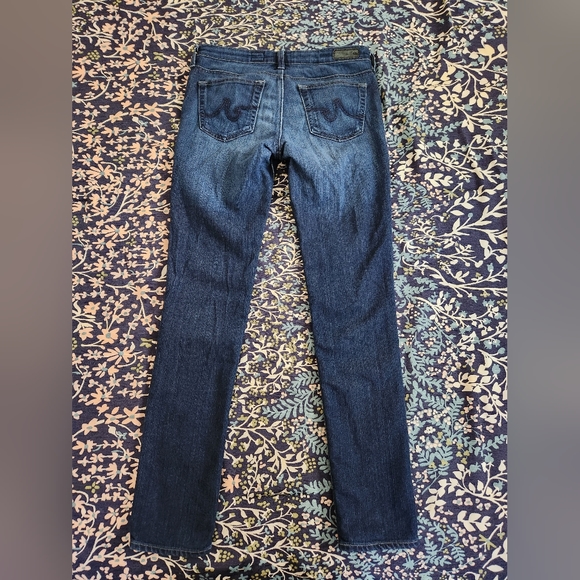 *AG Adriano Goldschmeid Blue Denim Midrise Skinny Jeans Size 28R - Picture 2 of 12